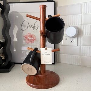 Magnolia Home Acacia Wood Mug Tree | NWT